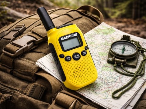 Zestaw 2x krótkofalówka baofeng bf-t6 duży zasięg do 2 km latarka1500mah