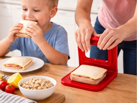 Foremka do kanapek tostów wykrawacz forma zgrzewarka do chleba dla dzieci