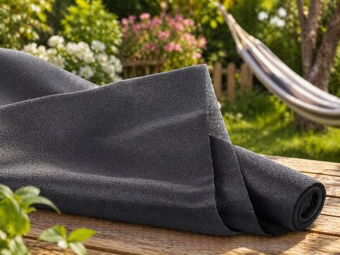 Gruba agrowłóknina 50g 1,5m x 10m antchwastowa mata ściółkująca czarna