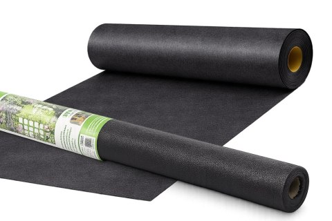 Gruba agrowłóknina czarna 50g 1x10m otulina antychwastowa mata ściółkująca
