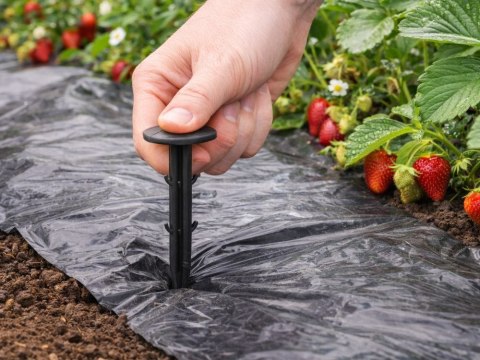 Kołki do agrowłókniny agrotkaniny kotwy 10 sztuk szpilki ogrodowe mocne