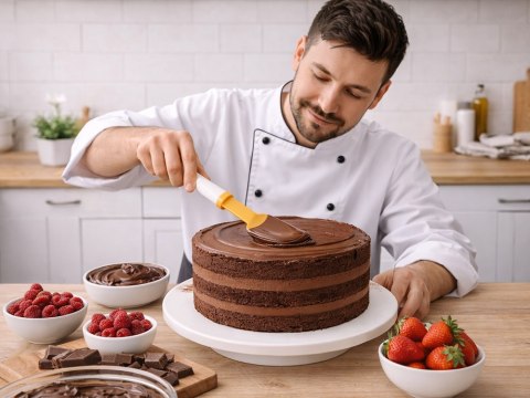 Łopatka wybierak do ciasta szpatułka łopatka plastikowa 27 cm