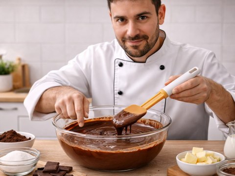 Łopatka wybierak do ciasta szpatułka łopatka plastikowa 27 cm