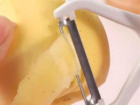 Obieraczka do warzyw i owoców podwójne ostrze ergonomiczna obierak skrobak