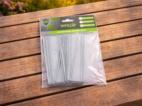 Szpilki do mocowania agrowłówkniny agrotkaniny kołki 10szt 15cm DIVODV