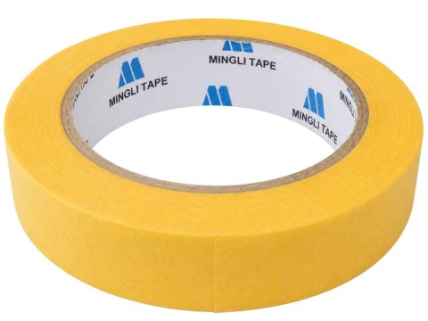 Taśma malarska maskująca papierowa 24mm x 30m żółta precyzyjna do malowania