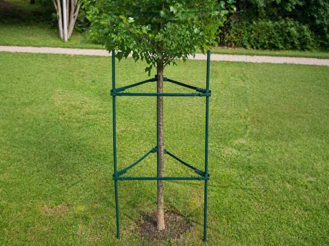 Tyczka podpora do roślin trójkątna 120 cm stabilna ogród działka DIVODV