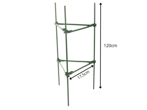 Tyczka podpora do roślin trójkątna 120 cm stabilna ogród działka DIVODV