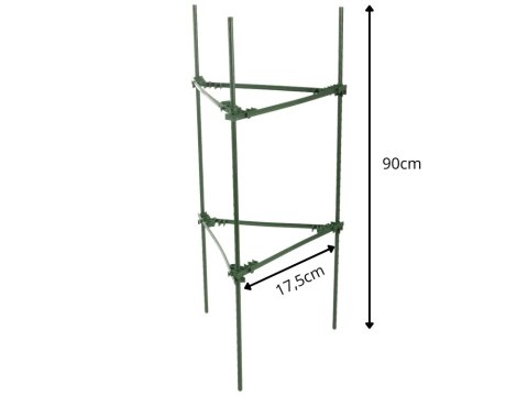 Tyczka podpora do roślin trójkątna 90 cm stabilna ogród działka DIVODV