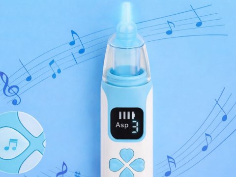 Aspirator do nosa dla dzieci odciągacz katar elektryczny usb 4 końcówki