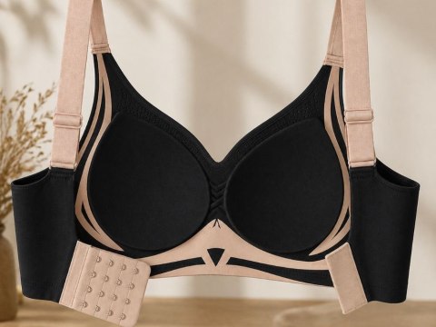 Biustonosz sportowy damski push up modelujący bezszwowy wkładki rozmiar l