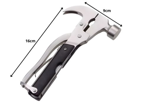 Młotek wielofunkcyjny 18w1 multitool narzędzie survival młotek piła obcęgi