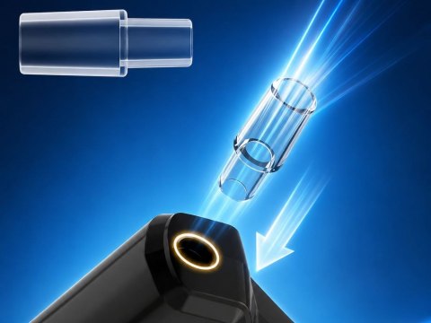 Alkomat elektroniczny cyfrowy lcd latarka 5 ustników precyzyjny czarny