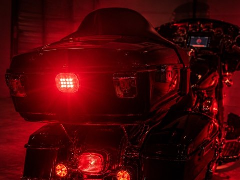 Lampa stroboskopowa led bezprzewodowa 7 kolorów pilot 2 szt ostrzegawcze