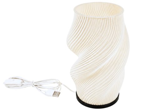 Lampka stołowa z wazonem na kwiaty dekoracyjna 2 w 1 led rgb pilot lampa