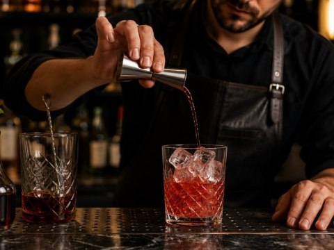 Miarka barmańska 25/50 ml kieliszek miarka dwustronna alkohol drinki jigger