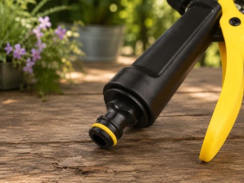 Pistolet ogrodowy zraszający 10 trybów zraszania podlewania złączka obejma