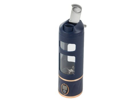 Blender kielichowy bezprzewodowy smoothie kubek mikser 450 ml granatowy usb