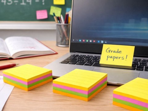 Karteczki samoprzylepne liniowane 100 kartek notes samoprzylepny sticky