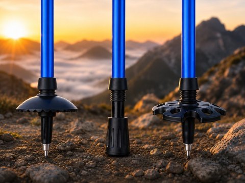 Kije trekkingowe składane kijki do chodzenia po górach nordic walking lekki