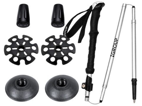 Kije trekkingowe składane kijki do chodzenia po górach nordic walking lekki