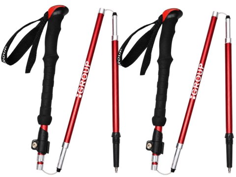 Kije trekkingowe składane kijki do chodzenia po górach nordic walking lekki