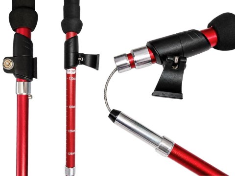 Kije trekkingowe składane kijki do chodzenia po górach nordic walking lekki