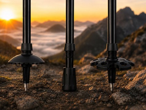 Kije trekkingowe składane kijki do chodzenia po górach nordic walking lekki