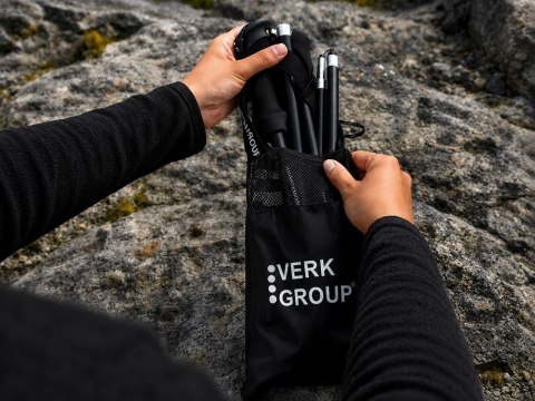 Kije trekkingowe składane regulowane lekkie do chodzenia wygodne w góry