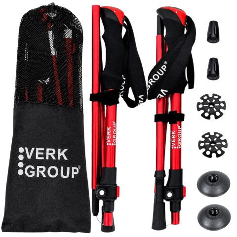 Kije trekkingowe składane regulowane lekkie do chodzenia wygodne w góry