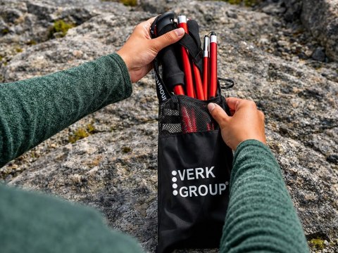 Kije trekkingowe składane regulowane lekkie do chodzenia wygodne w góry
