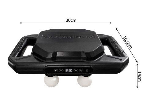 Masażer do ciała mocny 4 głowice 20 stopni siły + 6 trybów impulsowych usb