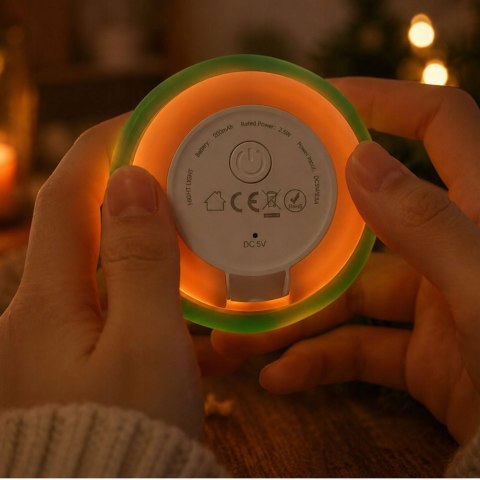 Lampka led choinka świąteczna silikon usb 3 tryby do zawieszenia dekoracja