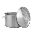 GARNEK GASTRONOMICZNY Z POKRYWĄ STALOWĄ Ø32cm 17L KINGHOFF KH-2023