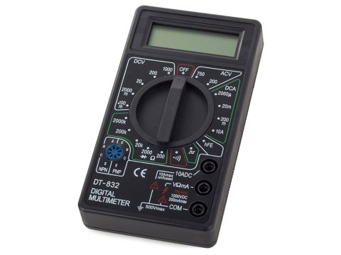 Miernik multimetr tester cyfrowy z sygnałem lcd