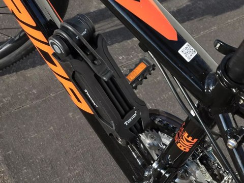 ZAPIĘCIE SKŁADANE ROWEROWE BLOKADA ZABEZPIECZENIE NA KLUCZ DO HULAJNOGI