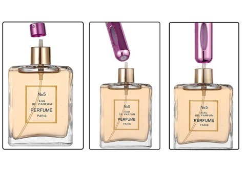 Atomizer podróżny z rozpylaczem do perfum flakon 5ml dozownik na perfumy