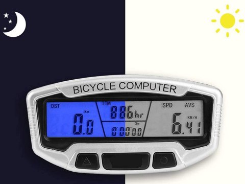 Licznik rowerowy wodoodporny lcd 28 funkcji rower