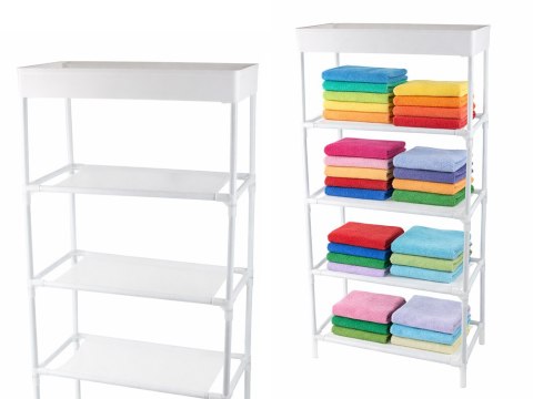 PÓŁKA NA BUTY OBUWIE ORGANIZER SZAFKA STOJAK REGAŁ 5 PÓŁKI DO ŁAZIENKI