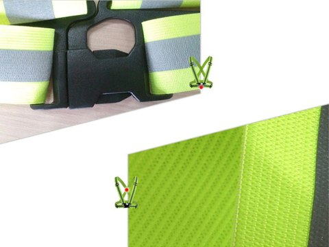 Szelki odblaskowe kamizelka na motor rower biegi