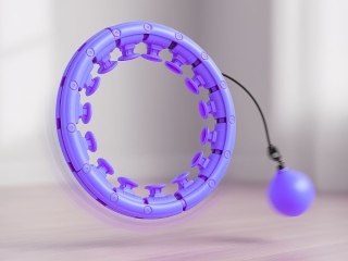 Hula hop z obciążeniem odchudzające do ćwiczeń obręcz regulowana masująca