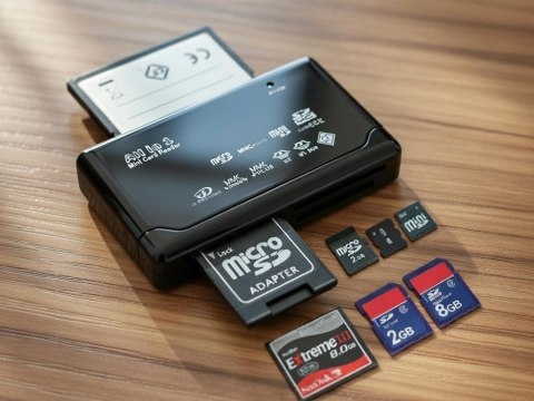 CZYTNIK KART PAMIĘCI DO APARATU USB MULTI CF SD MICRO SD XD MS MMC