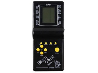 Elektroniczna gra tetris konsola kieszonkowa retro