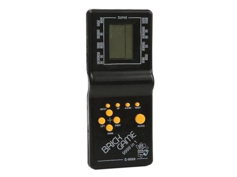 Elektroniczna gra tetris konsola kieszonkowa retro