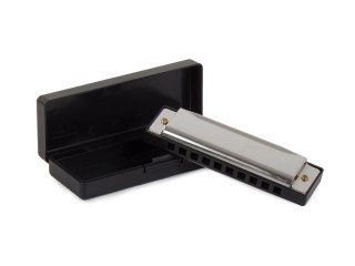 Harmonijka ustna metalowa c dur etui 10 kanałów