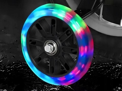 Kółka boczne do roweru dziecięcego diody led koła rowerowe świecące 12-16"
