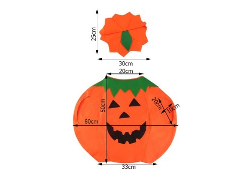 Kostium dyni przebranie strój na halloween dynia s