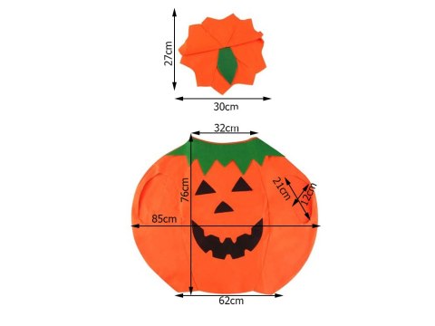 Kostium dyni przebranie strój na halloween dynia
