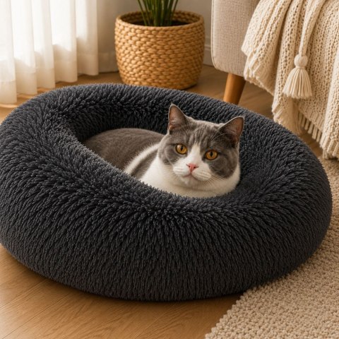Pluszowe legowisko kojec dla psa kota miękkie poduszka kanapa posłanie 50cm