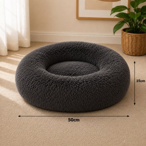 Pluszowe legowisko kojec dla psa kota miękkie poduszka kanapa posłanie 50cm